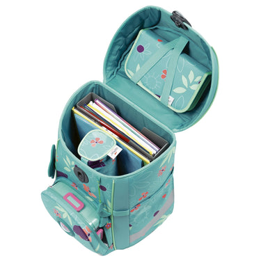 DerDieDas ErgoFlex Easy - Schulranzen Set 5tlg. 950 g (Butterfly Garden) - Markenkoffer