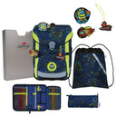 DerDieDas ErgoFlex Easy - Schulranzen Set 5tlg. 950 g (Neon Crazy)