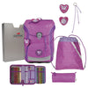 DerDieDas ErgoFlex Easy - Schulranzen Set 5tlg. 950 g (Purple Unicorn)