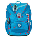 DerDieDas ErgoFlex Light Exklusiv Superflash - Schulranzen Set 5tlg. 800g (Blue Ice) - Markenkoffer