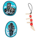 DerDieDas ErgoFlex Light Exklusiv Superflash - Schulranzen Set 5tlg. 800g (Blue Ice) - Markenkoffer