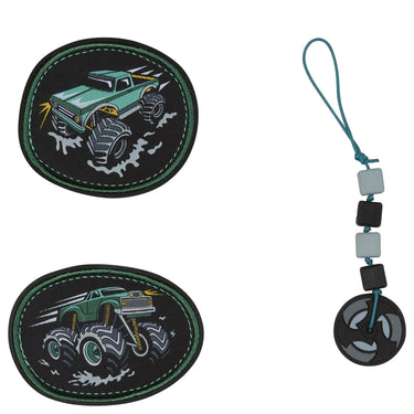 DerDieDas ErgoFlex Light Exklusiv Superflash - Schulranzen Set 5tlg. 800g (Super Truck) - Ansicht 12