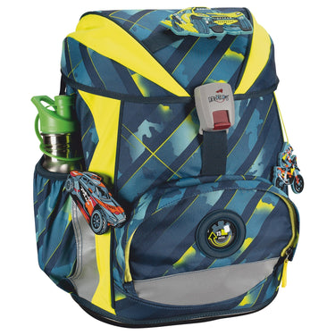 DerDieDas ErgoFlex - Schulranzen Set 5tlg. 800g (Speed Challenge) - Markenkoffer