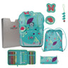 DerDieDas ErgoFlex Tiny - Schulranzen Set 5tlg. 900g (Butterfly Garden) - Markenkoffer