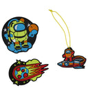 DerDieDas ErgoFlex Tiny - Schulranzen Set 5tlg. 900g (Neon Crazy) - Markenkoffer