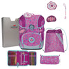 DerDieDas ErgoFlex Tiny - Set di Zaini Scolastici 5 pezzi 900g (Rosa)