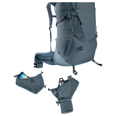 Deuter Aircontact Core 70+10 - Trekkingrucksack 86 cm (graphite - shale) - Markenkoffer