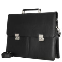 D&N Basic Line PU - Aktentasche 42 cm (schwarz) - Markenkoffer