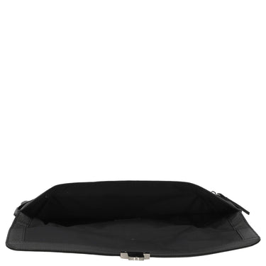 D&N Easy Business - Schreibmappe 27 cm Leder (schwarz) - Markenkoffer