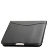 D&N Easy Business - Cartella per scrivania in PU finemente strutturato 35 cm con calcolatrice (nero)