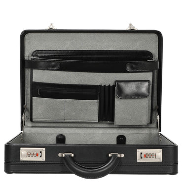 D&N Tradition Business - Aktenkoffer 44 cm erw. Leder (schwarz) - Ansicht 6