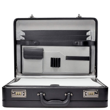 D&N Tradition Business - Aktenkoffer 46 cm PU (schwarz) - Markenkoffer