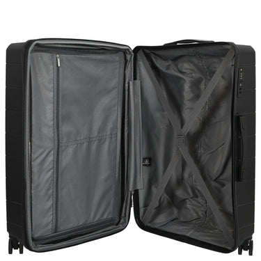 D&N Travel Line 2900 - 4 - Rollen - Trolley L 75 cm erw. (schwarz) - Markenkoffer