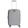 D&N Travel Line 4500+ - 4 - Rollen - Kabinentrolley S 55 cm erw. (grau) - Markenkoffer
