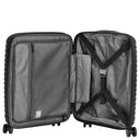 D&N Travel Line 4500+ - 4 - Rollen - Kabinentrolley S 55 cm erw. (schwarz) - Markenkoffer