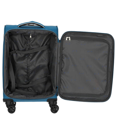 D&N Travel Line 9204 - 4-Rollen-Kabinentrolley S 55 cm (blau) - Ansicht 6