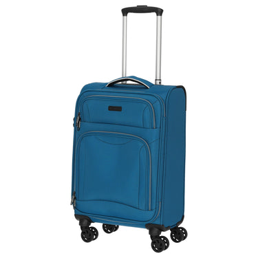 D&N Travel Line 9204 - 4-Rollen-Kabinentrolley S 55 cm (blau) - Ansicht 2