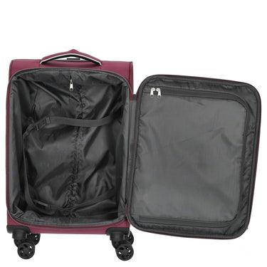 D&N Travel Line 9204 - 4-Rollen-Kabinentrolley S 55 cm (purple) - Ansicht 6