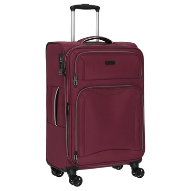 D&N Travel Line 9204 - 4-Rollen-Trolley M 66 cm erw. (purple) - Ansicht 5