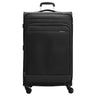 D&N Travel Line 9504 - 4-Rollen-Trolley L 76 cm erw. (black)