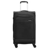 D&N Travel Line 9504 - Trolley a 4 Ruote M 67 cm espanso (nero)