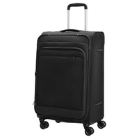 D&N Travel Line 9504 - 4 - Rollen - Trolley M 67 cm erw. (black) - Markenkoffer