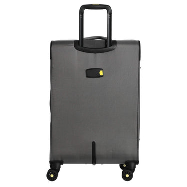 D&N Travel Line 9704 - 4 - Rollen - Trolley M 68 cm erw. (grey) - Markenkoffer