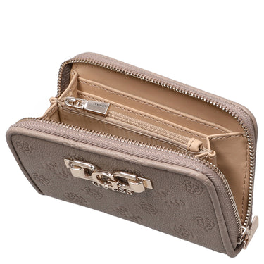 Guess Anise SLG Medium Zip - Geldbörse 4cc 14 cm (dark taupe logo) - Ansicht 2