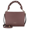 Coccinelle Boheme Grana Double - Borsa a mano S 23 cm (berry/winter rose)