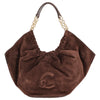 Coccinelle Smash Suede Bim - Shoulder Bag 27 cm (brunette/brunet)