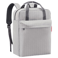 reisenthel allday Rucksack M - Zaino 15.6" 39 cm (grigio a spina di pesce)