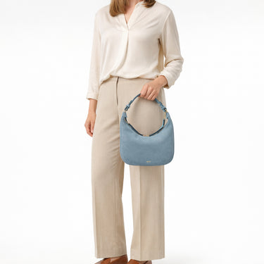 abro Nana Suede - Schultertasche Mini 27.5 cm (sapphire) - Ansicht 7