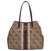 Guess Victtoria Large 2 in 1 Tote - Shopper 40 cm (logo latte/marrone)