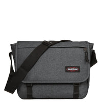 Eastpak Delegate + - Schultertasche 17" 38.5 cm (black denim)