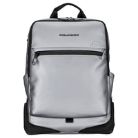Piquadro Backpack - Rucksack 15.6" 43 cm (silver/black)