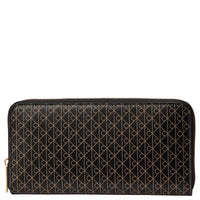 Calvin Klein Emblem AOP Long Zip - Portafoglio 4cc 19 cm (desert taupe aop)