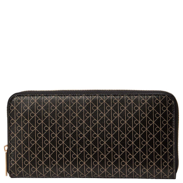 Calvin Klein Emblem AOP Long Zip - Portafoglio 4cc 19 cm (desert taupe aop)