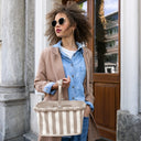 reisenthel carrybag xs - Einkaufskorb 21 cm (summerstripes coffee) - Ansicht 7