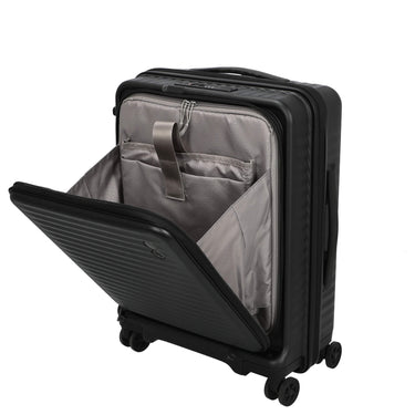 Echolac Celestra FA - 4 - Rollen - Kabinentrolley 14" S 55 cm erw. USB (black) - Markenkoffer