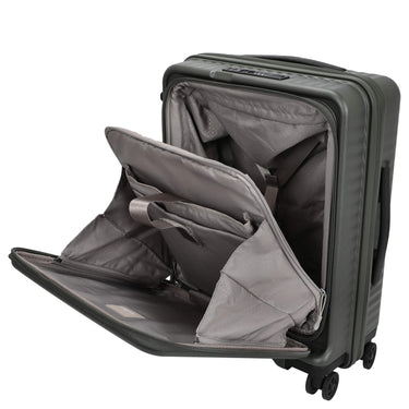 Echolac Celestra FA - 4-Rollen-Kabinentrolley 14" S 55 cm erw. USB (deep olive) - Ansicht 7