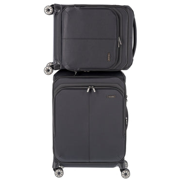 Travelite Priima - 4-Rollen-Kabinentrolley S 55 cm erw. (black) - Ansicht 9