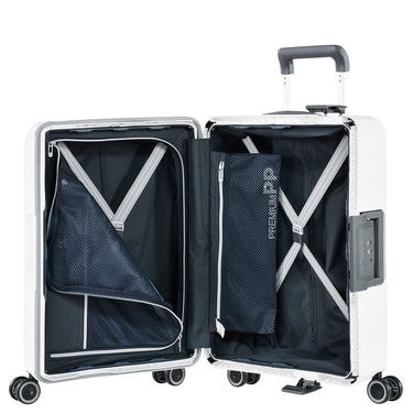 Eminent VERTICA - 4 - Rollen - Kabinentrolley 55 cm (weiß) - Markenkoffer