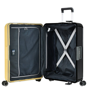 Eminent VERTICA - 4 - Rollen - Trolley 68 cm (schwarz/gelb) - Markenkoffer