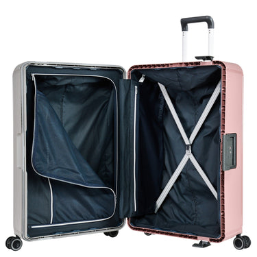 Eminent VERTICA - 4 - Rollen - Trolley 76 cm (grau/rosa) - Markenkoffer