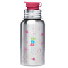 Ergobag Zubehör - Pura 500 ml Bottiglia d'Acqua in Acciaio Inossidabile (Principessa)
