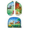 Ergobag Zubehör - Set di zip per tasche laterali 3 pezzi (Cavallo)