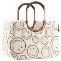 reisenthel shopping loopshopper L - Borsa per la spesa con manico 46 cm (smiley teddy chocolate)