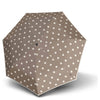 Knirps T.020 Small Manual - Taschenschirm Regenschirm (dot art taupe)