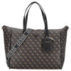 Guess Latona Carryon L - Borsa shopper 51 cm (brown logo/black)