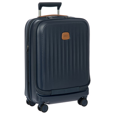 Brics Taormina - 4-Rollen-Kabinentrolley mit Vortasche 55 cm erw. USB (blau) - Ansicht 5